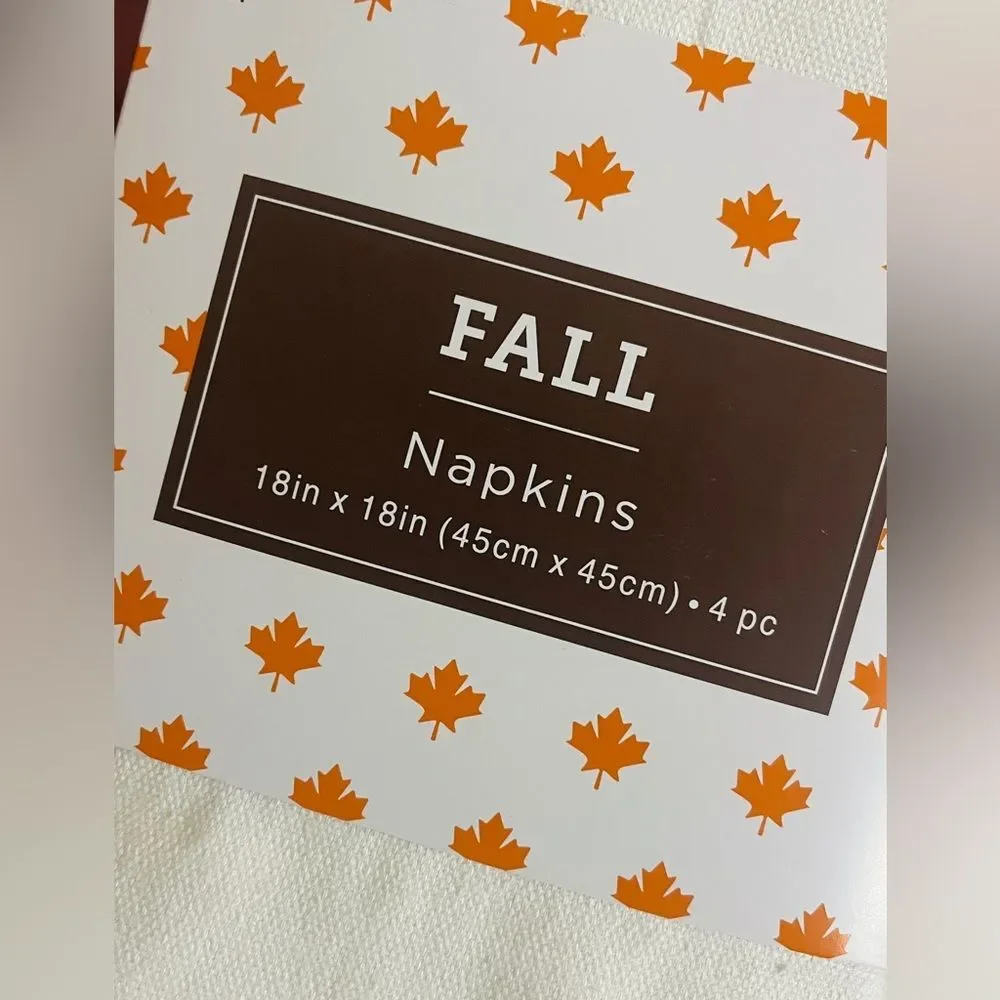 (2) Off White Cloth Napkins Hobby Lobby